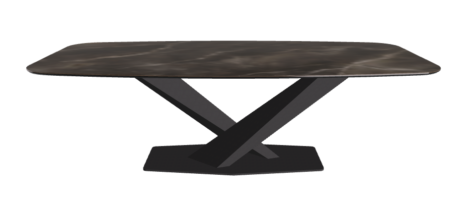 Cattelan Italia Stratos Keramik Barrel-Shaped Dining Table – 240x120x75h