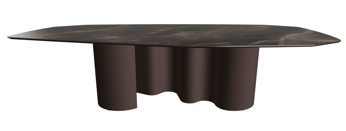 300x130x74h Polygon Shaped_Andromeda_Bronze Embossed