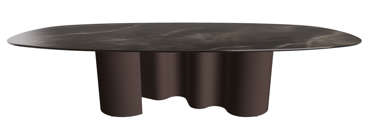 300x150x74h Biscuit Shaped_Andromeda_Bronze Embossed