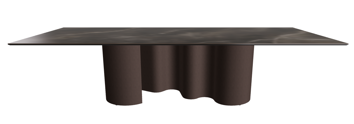 300x120x74h Rectangle Shaped_Andromeda_Bronze Embossed