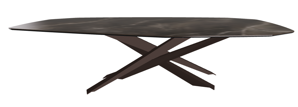 300x130x74.5h Polygon Shaped_Andromeda_Bronze Embossed