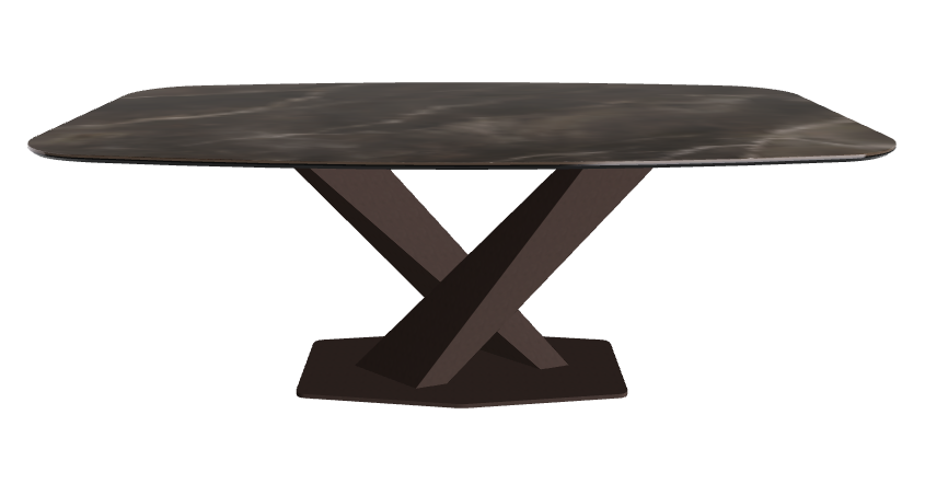 Cattelan Italia Stratos Keramik Barrel Shaped Dining Table – 200x120x75h