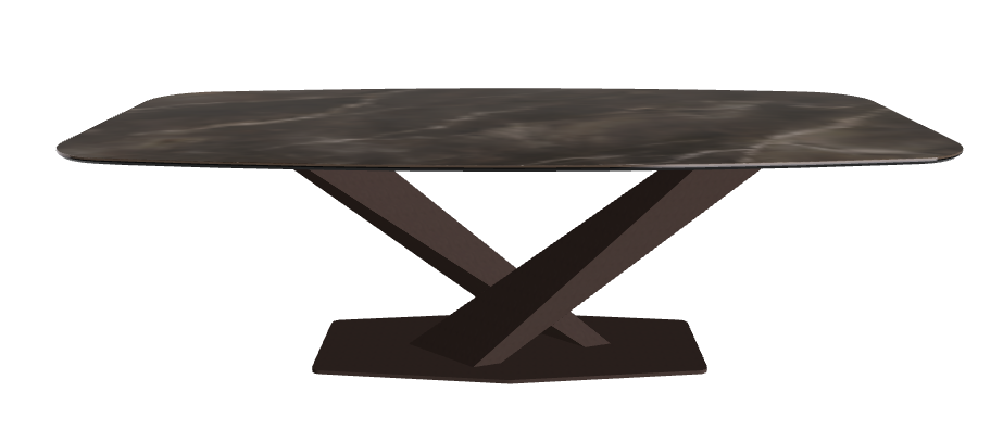 Cattelan Italia Stratos Keramik Barrel-Shaped Dining Table – 240x120x75h