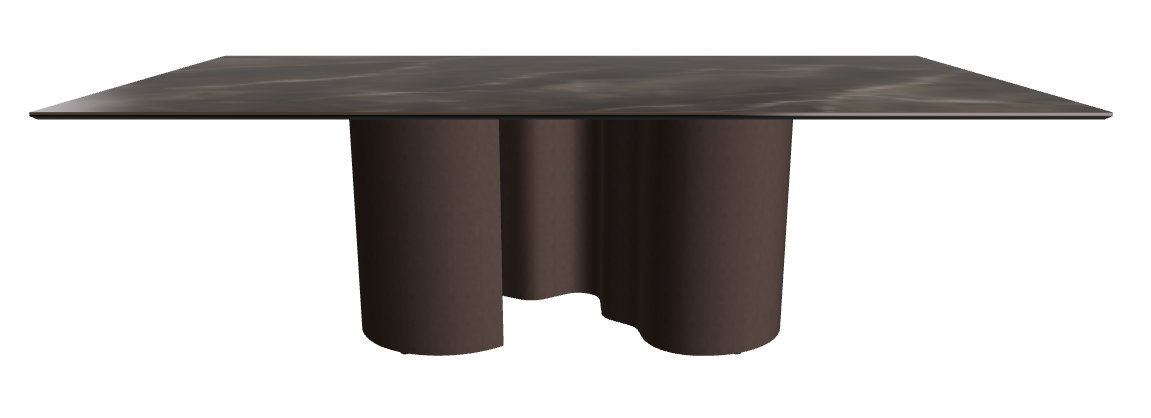 240x120x74h Rectangle Shaped_Andromeda_Bronze Embossed