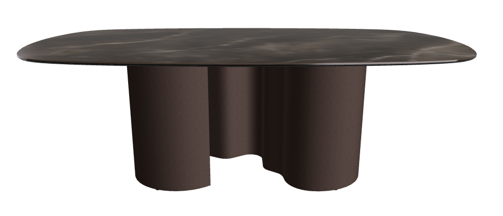 220x120x74h Biscuit Shaped_Andromeda_Bronze Embossed