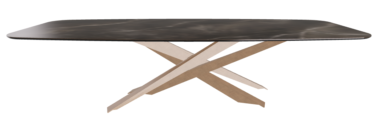 300x120x74.5h Barrel Shaped_Andromeda_Brushed Bronze