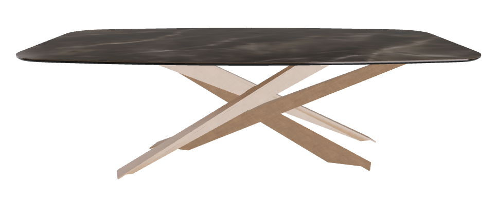 240x120x74.5h Barrel Shaped_Andromeda_Brushed Bronze