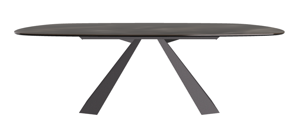 Cattelan Italia Eliot Keramik Biscuit Shaped Dining Table – 220x120x73h