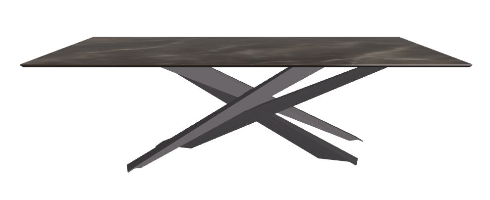 240x120x74.5h Rectangle Shaped_Andromeda_Graphite Embossed