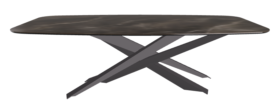 240x120x74.5h Barrel Shaped_Andromeda_Graphite Embossed