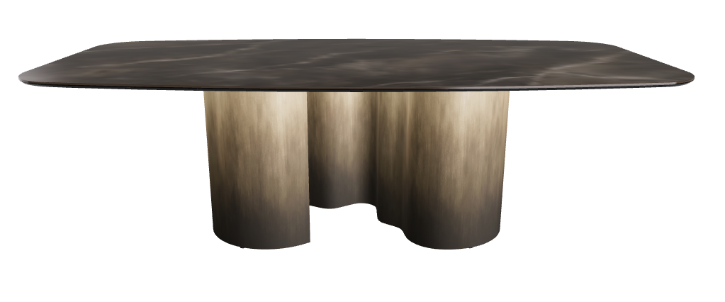 240x120x74h Barrel Shaped_Andromeda_Oxy Brass