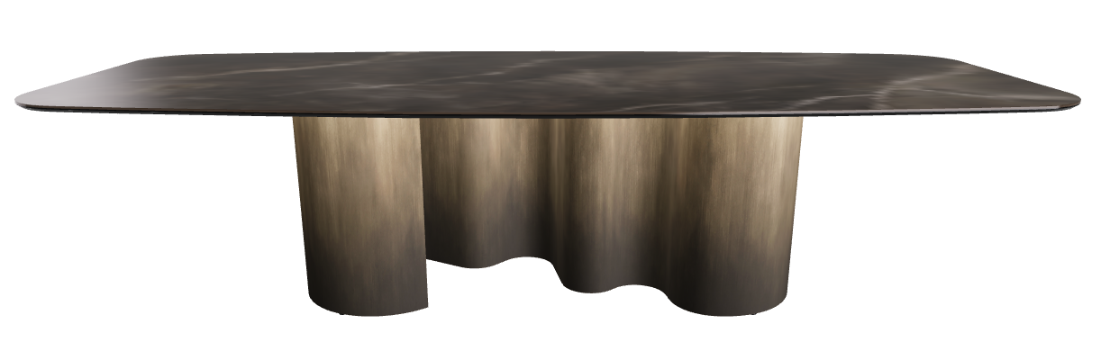 300x120x74h Barrel Shaped_Andromeda_Oxy Brass