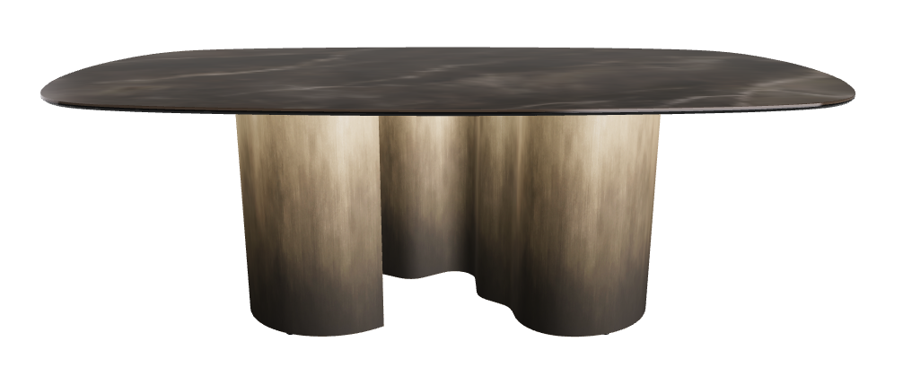 220x120x74h Biscuit Shaped_Andromeda_Oxy Brass