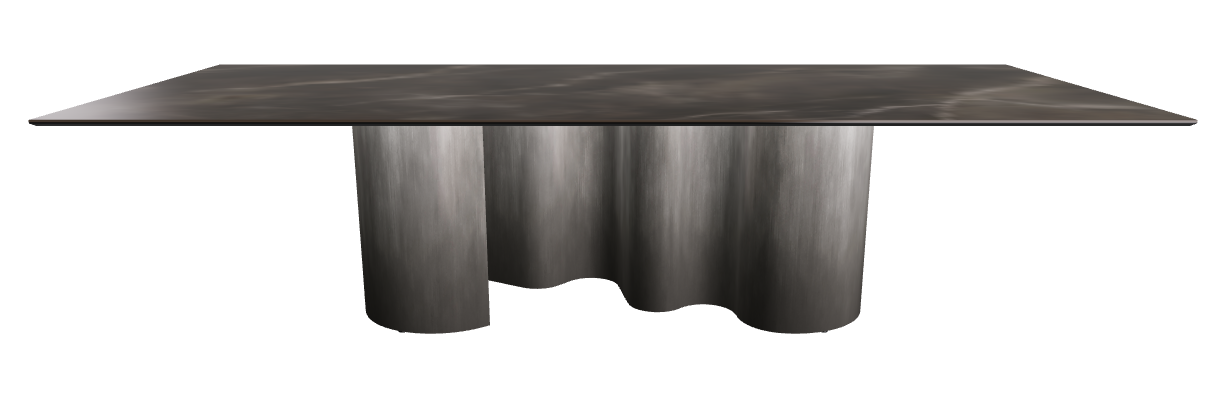 300x120x74h Rectangle Shaped_Andromeda_Oxy Grey