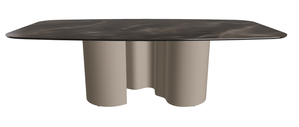 240x120x74h Barrel Shaped_Andromeda_Titanium Embossed