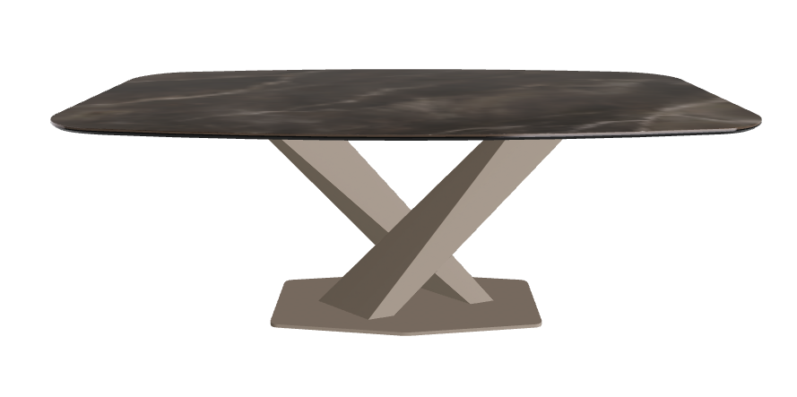 Cattelan Italia Stratos Keramik Barrel Shaped Dining Table – 200x120x75h