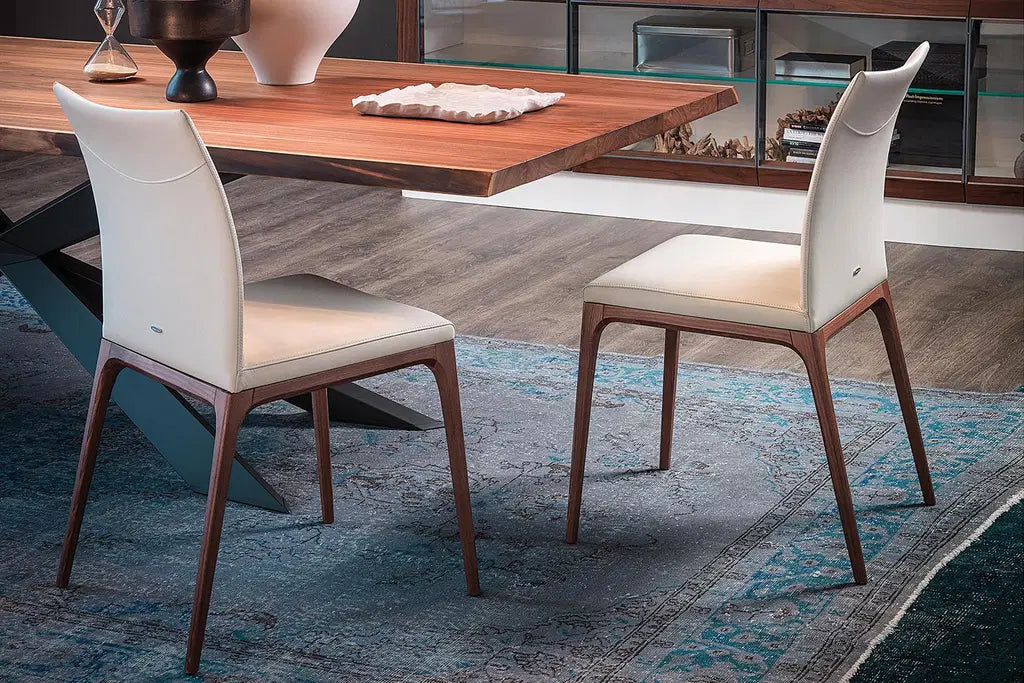 Cattelan Italia Arcadia Dining Chair – Fabric, Micro Nubuk & Synthetic Leather