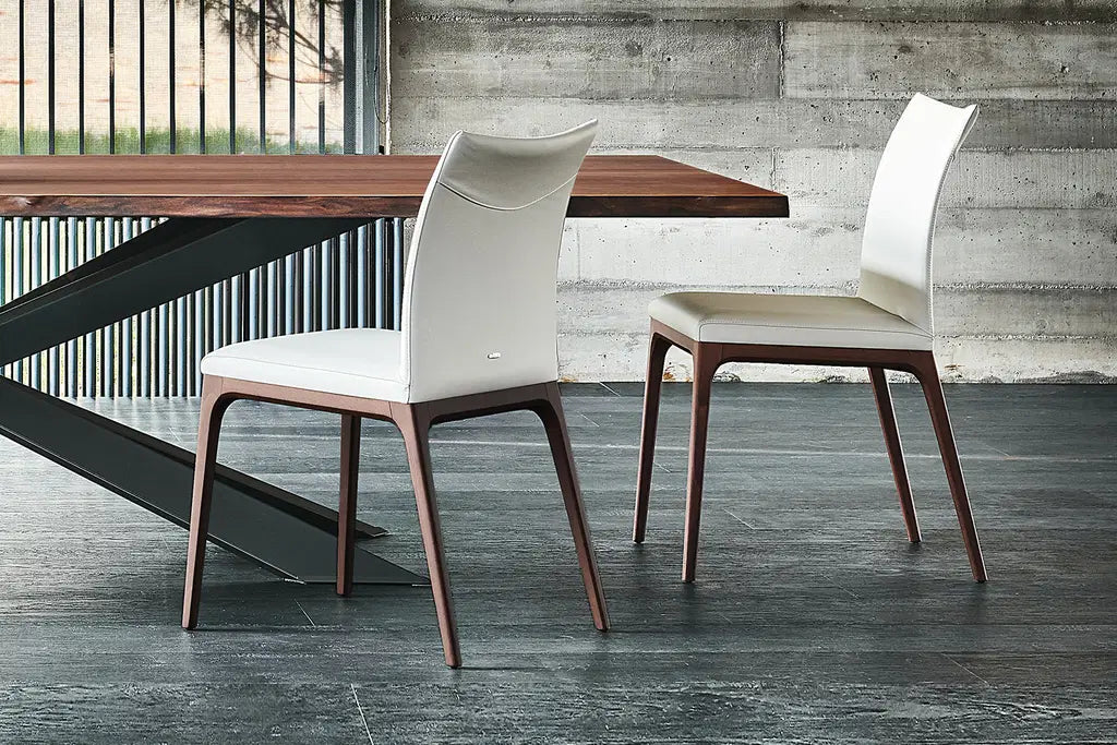 Cattelan Italia Arcadia Dining Chair – Fabric, Micro Nubuk & Synthetic Leather