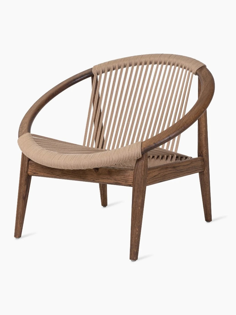 Vincent Sheppard Indoor Norma Lounge Chair Dark Oak Oil/Sand