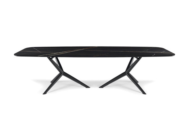 Cattelan Italia Atlantis Keramik Rectangular & Barrel-Shaped Dining Table