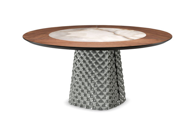 Cattelan Italia Atrium Keramik-Wood Round Dining Table