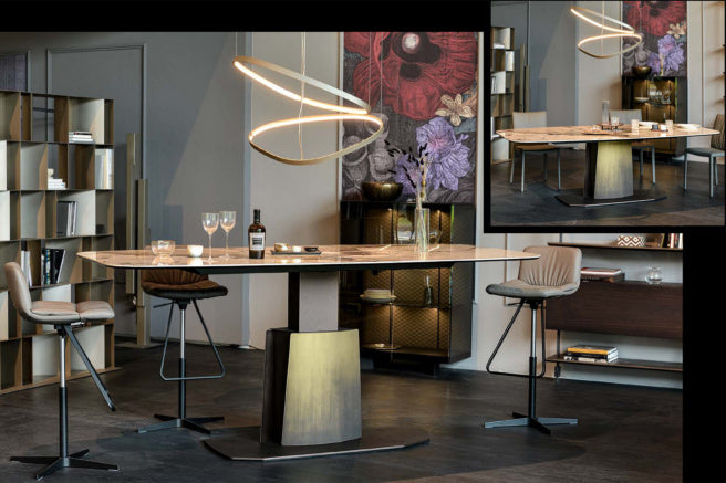 Cattelan Italia Aviator Keramik Lift Dining Table
