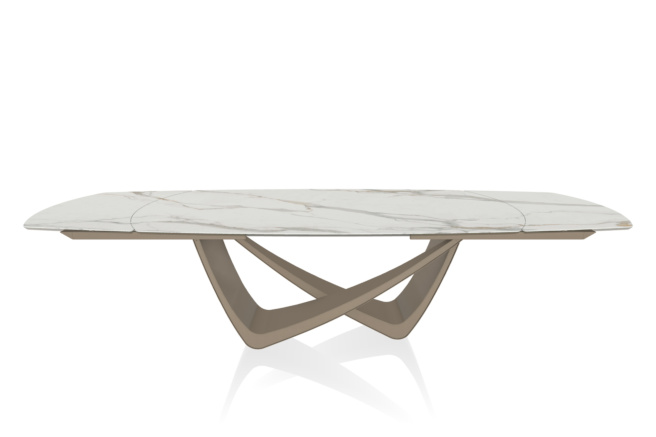 Bontempi Casa Bach 53.85 Rectangular Extendable Dining Table