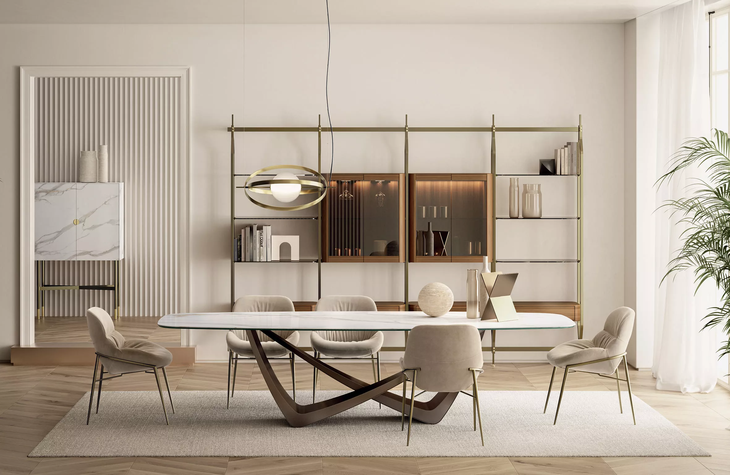 BACH Dining Table – Barrel Fix (Multiple Sizes Available)