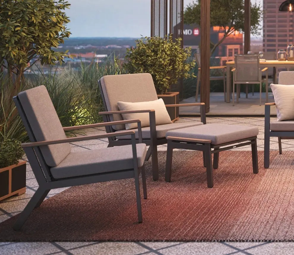 Barlow Tyrie Aura Occasional Lounge Ottoman