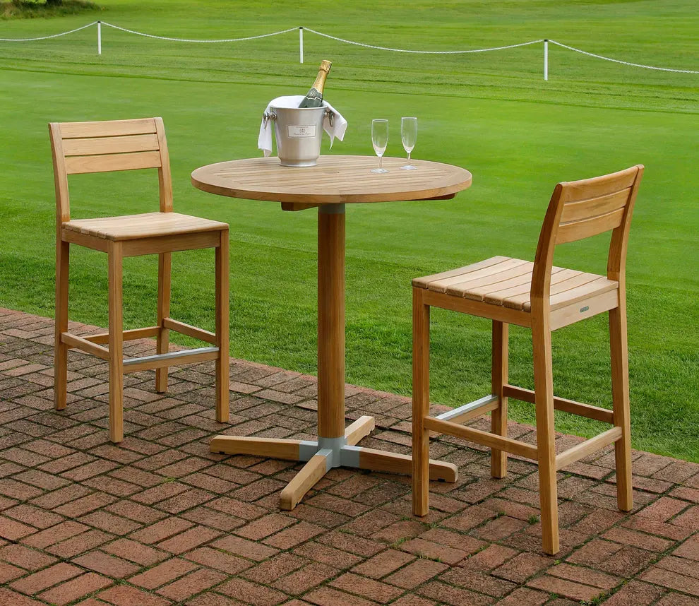 Barlow Tyrie Bermuda High Dining Table 90 Circular