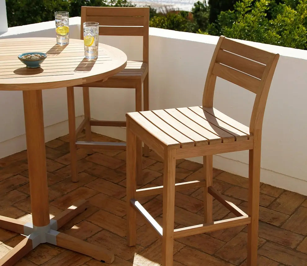 Barlow Tyrie Bermuda High Dining Table 90 Circular