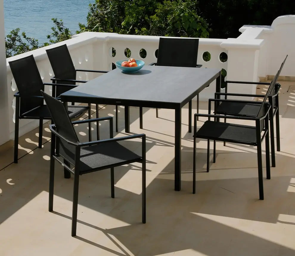 Barlow Tyrie Equinox Dining Table 200 Rectangular - Powder Coated