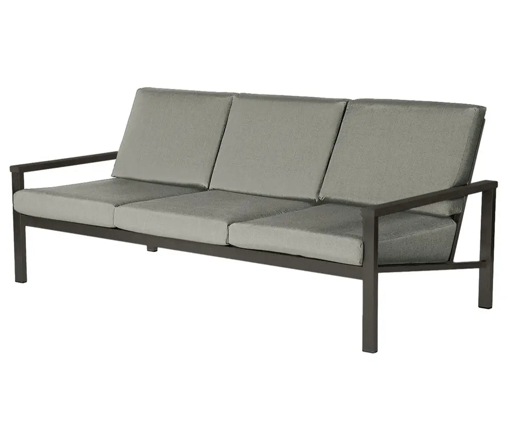 Barlow Tyrie Equinox Occasional Deep Seating Three-Seater Settee - Powder Coated