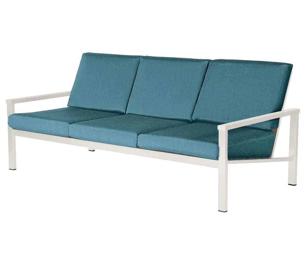 Barlow Tyrie Equinox Occasional Deep Seating Three-Seater Settee - Powder Coated