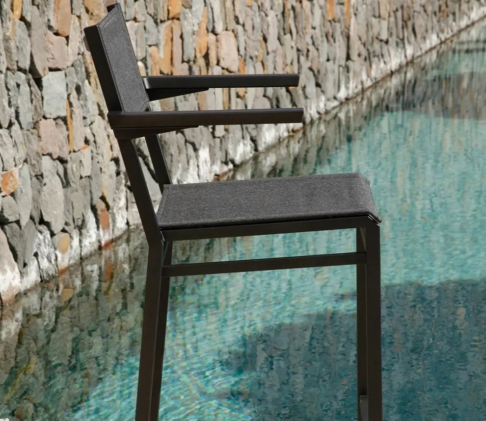 Barlow Tyrie Equinox High Dining Carver - Powder Coated