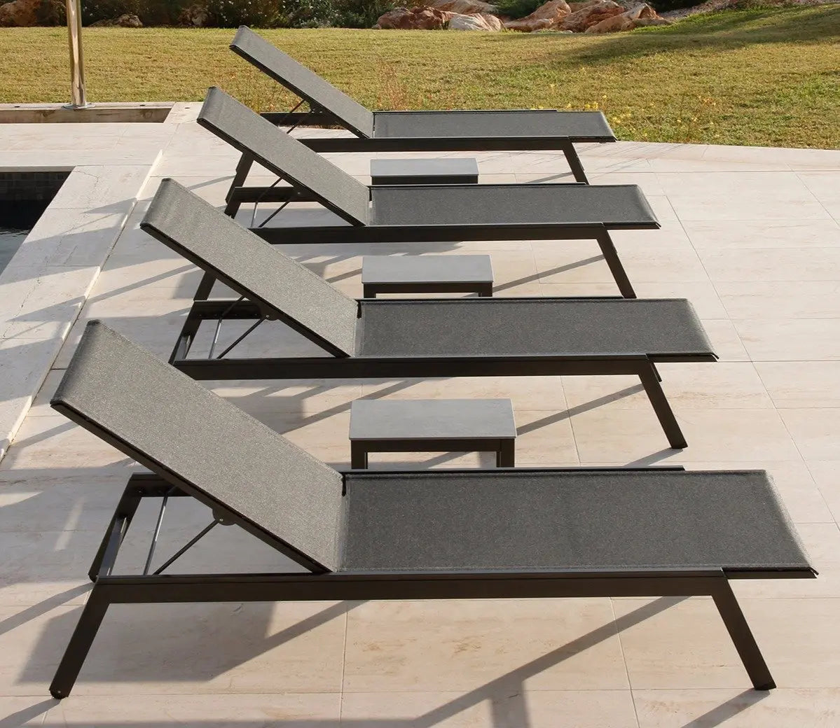 Barlow Tyrie Equinox Lounger Sunshade - Powder Coated