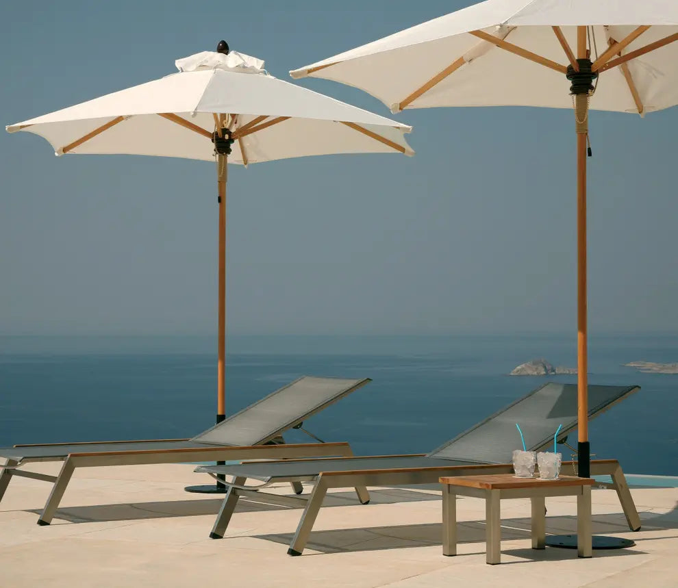 Barlow Tyrie Equinox Occasional Lounger Table 49 Rectangular Teak Top