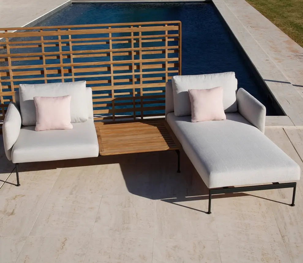 Barlow Tyrie Layout Deep Seating Bridging Table 80 Square
