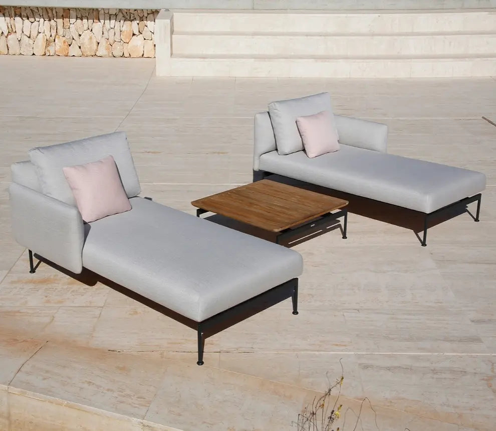 Barlow Tyrie Layout Deep Seating Single Chaise