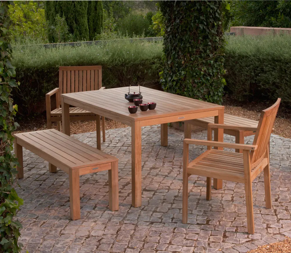 Barlow Tyrie Linear Table 90 Square