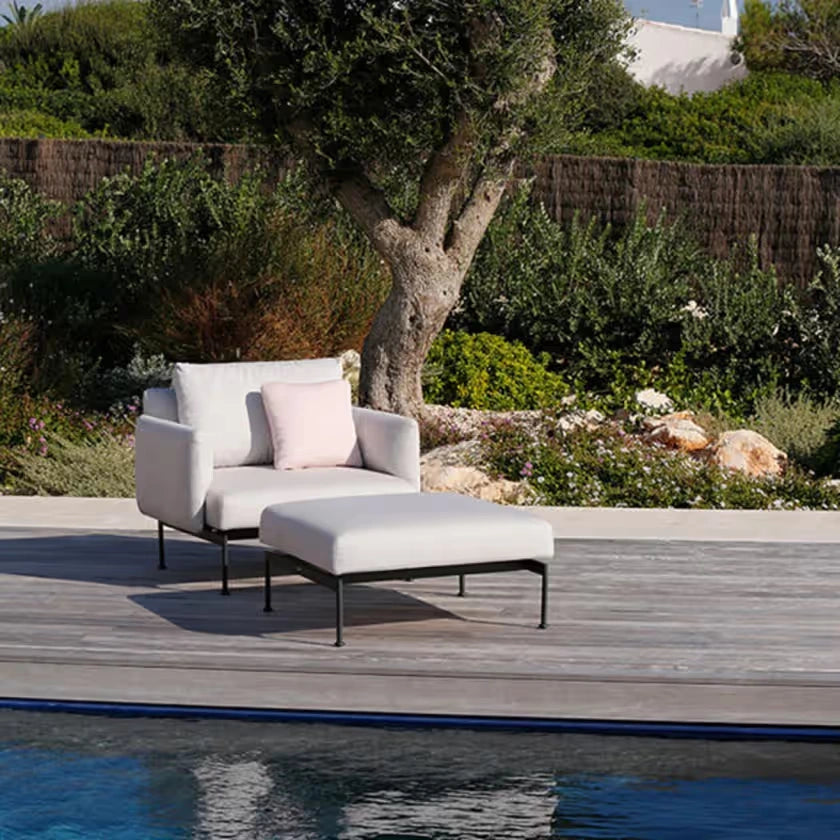 Barlow Tyrie Layout Deep Seating Single Ottoman