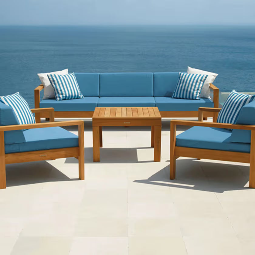 Barlow Tyrie Linear Low Table 76 Square