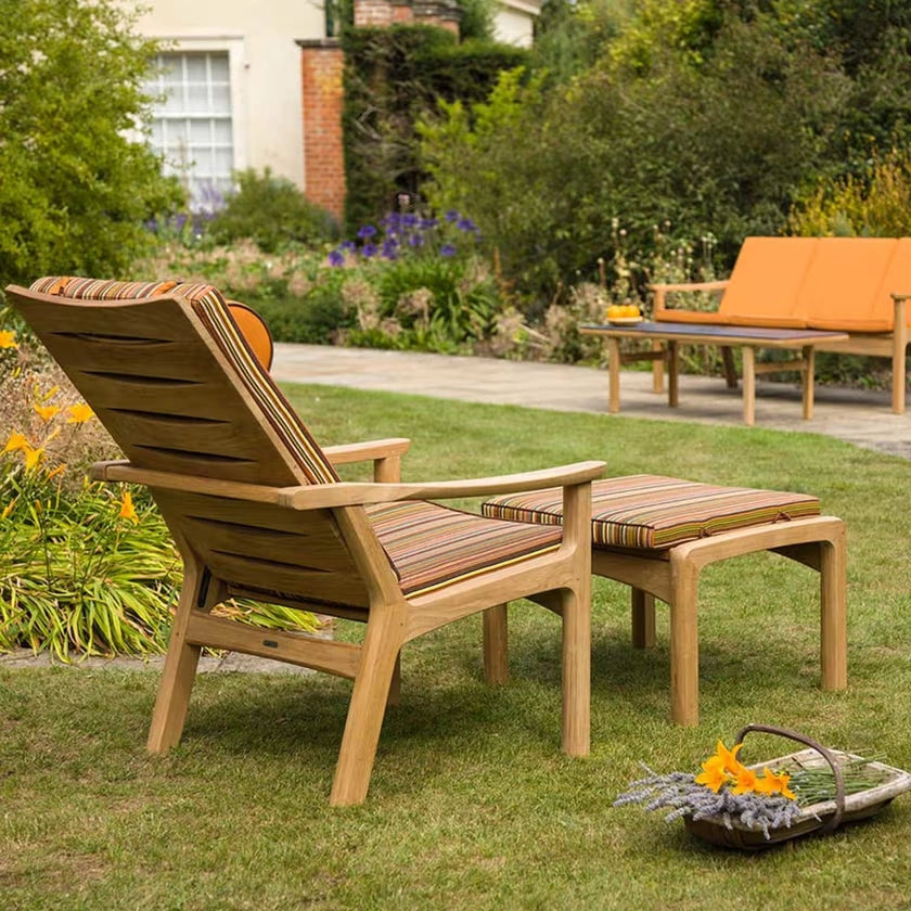 Barlow Tyrie Monterey Deep Seating Armchair – Solid Teak Seat