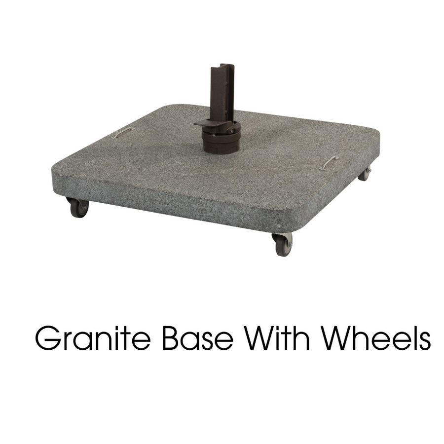 Granite Base with Wheels