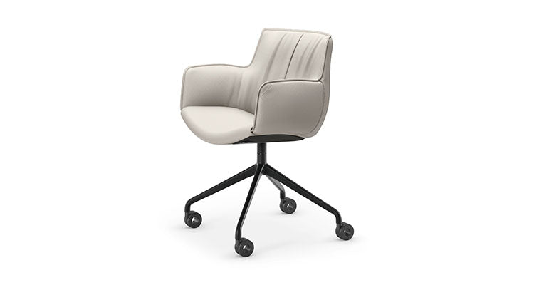 Cattelan Italia Rhonda Wheels Swivel Office Armchair