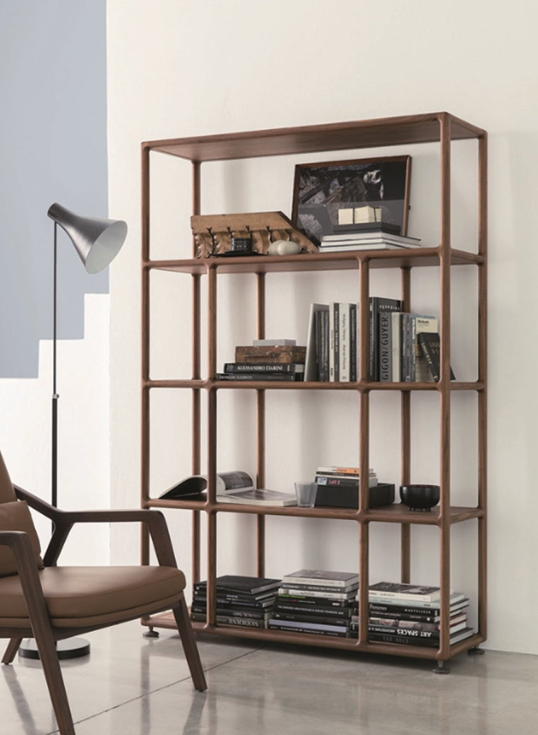 Porada Bookshelves | Modern Italian Wooden Shelving Units | TMFC