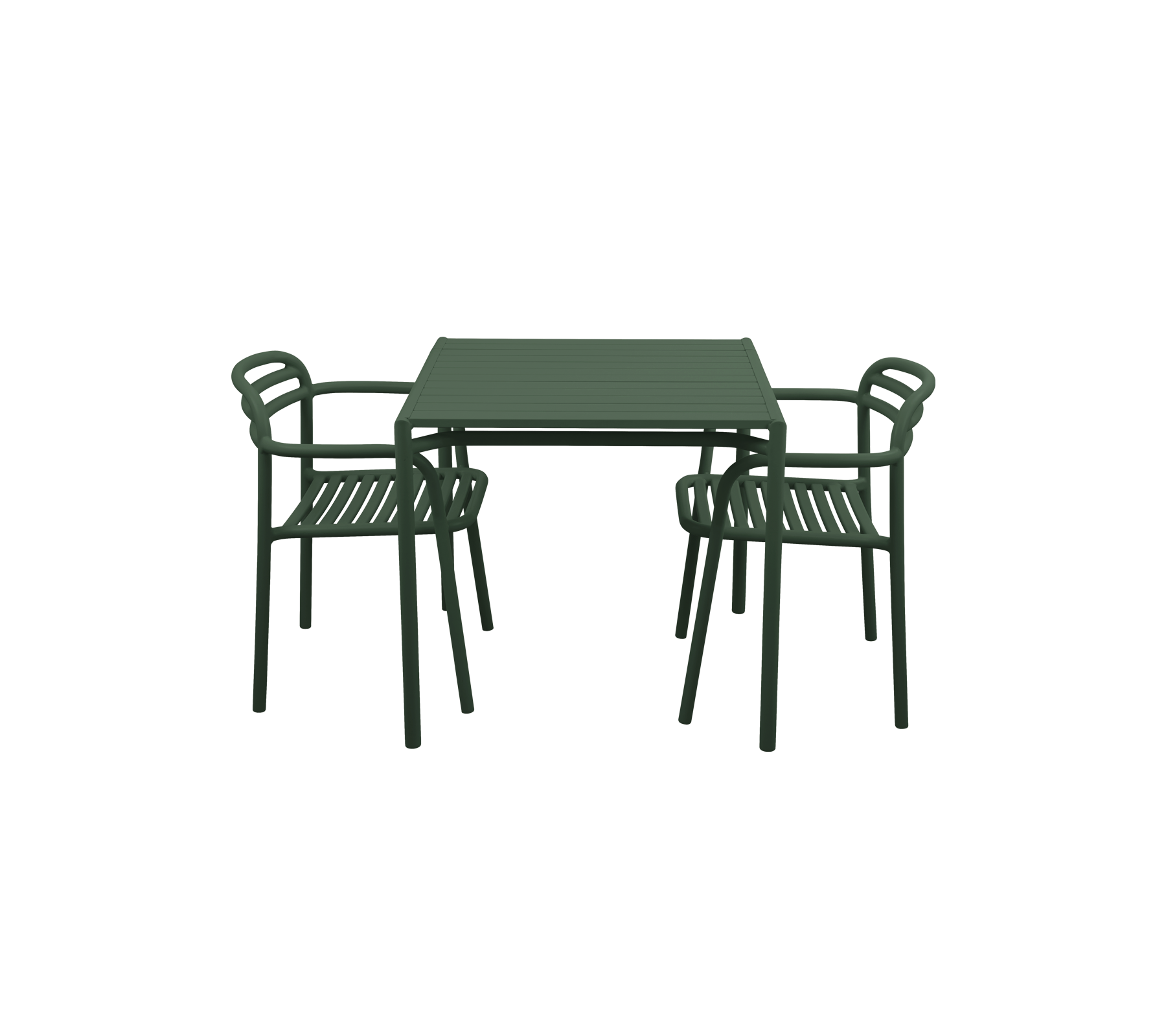 Cane-line Bliss Dining Table Set with 2 Armchairs