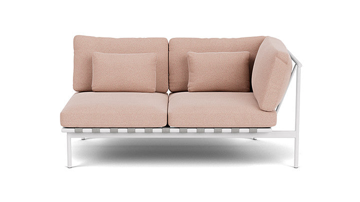 Barlow Tyrie Around Deep Seating Double Lounge Sofa with Aluminium Right Arm