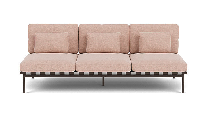 Barlow Tyrie Around Deep Seating Triple Lounge Sofa Without Arms