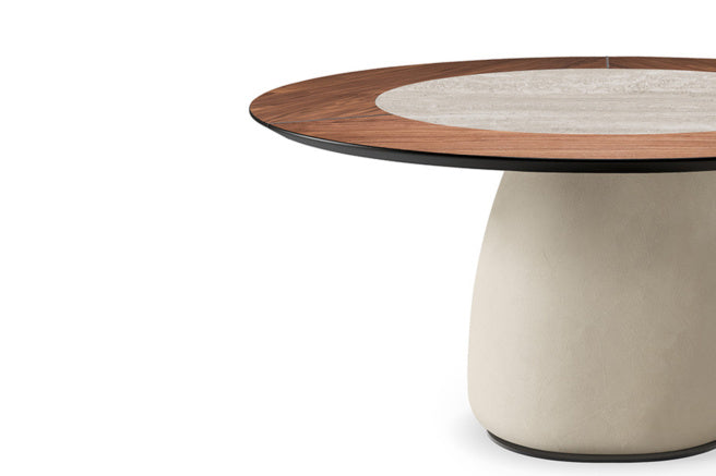 Cattelan Italia Botero Keramik-Wood Round Dining Table
